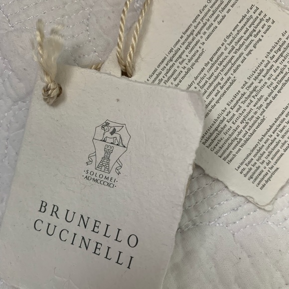 🔥🥰🔥🥰 Brunello Cucinelli one shoulder ivory gown size M - Picture 16 of 16